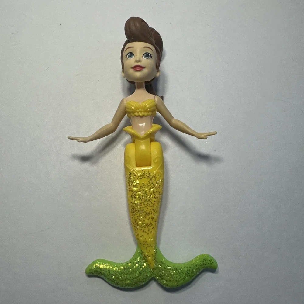 Disney Princess The Little Mermaid Ariel Sisters Polly Pocket Doll Lot Of 4